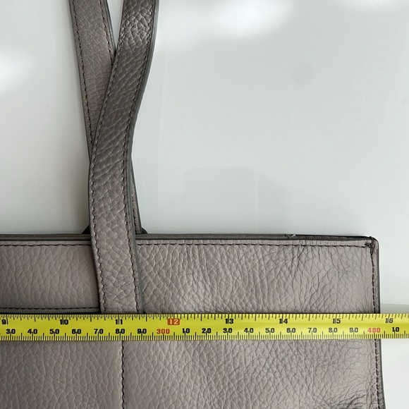 Fossil tote leather bag dove gray - Picture 9 of 15
